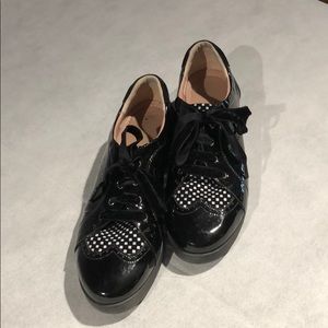 BeautiFeel Patent leather oxford look tie shoes